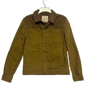 Jeremiah American Legacy Canvas Utility Field Jacket Olive Green Brown Barn Coat